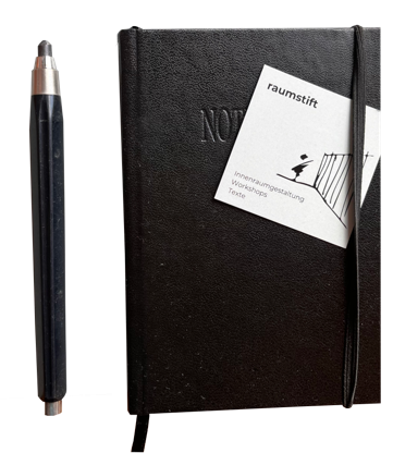 Notizbuch mit Stift